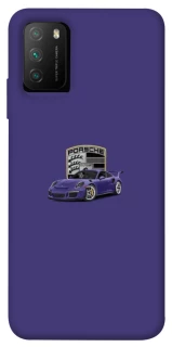 Чехол на Xiaomi Poco M3 Porsche purple фото 1 из 1
