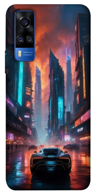 Чехол на Vivo Y51a Cyber city фото 1 из 1