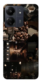 Чехол на Xiaomi Poco C65 Coffee collage ver.1 фото 1 из 1