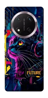 Чехол на Honor X9c Cyber Cat v2 фото 1 из 1