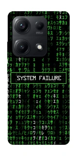 Чехол на Xiaomi Redmi Note 14S Matrix system failure фото 1 Чехол на Xiaomi Redmi Note 14S Matrix system failure фото 1 из 1