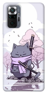 Чохол на Xiaomi Redmi Note 10 Pro Samurai cat фото 1 з 1