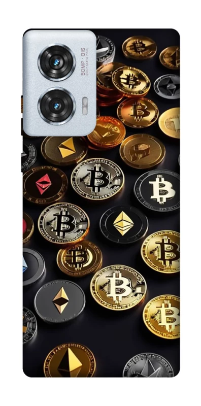 Чохол на Motorola Edge 50 Fusion Many coins фото 1 з 1