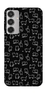 Чохол на Samsung Galaxy M35 Black Cats фото 1 Чохол на Samsung Galaxy M35 Black Cats фото 1 з 1