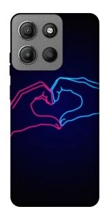 Чохол на Motorola Moto G15 Power Neon love фото 1 з 1