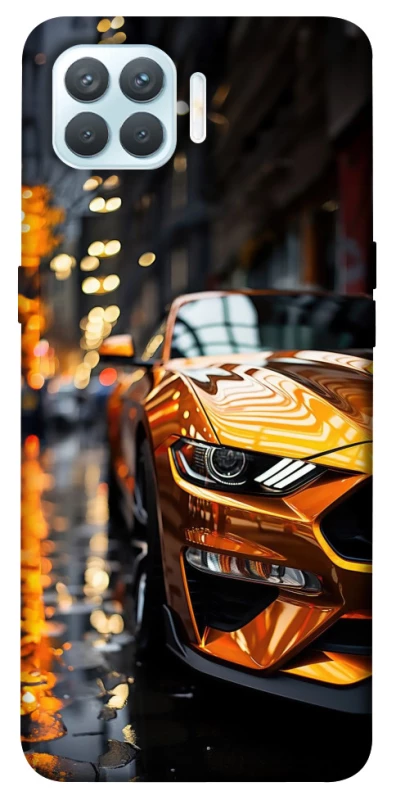 Чохол на Oppo F17 Pro Golden sports car фото 1 з 1
