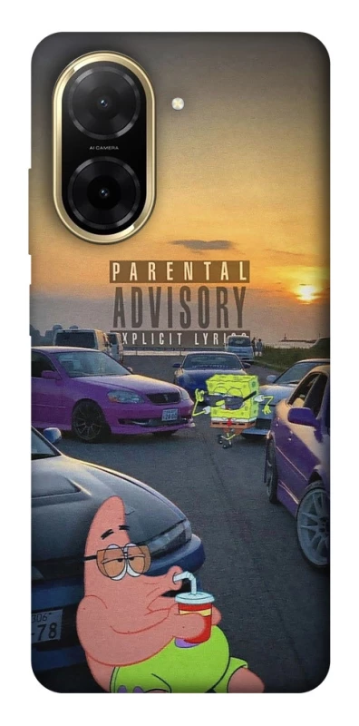 Чехол на Xiaomi Redmi A5 (Europe version) Патрик на гонках фото 1 из 1