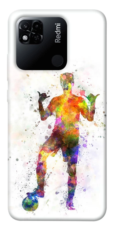 Чохол на Xiaomi Redmi 10A Football Player v3 фото 1 з 1