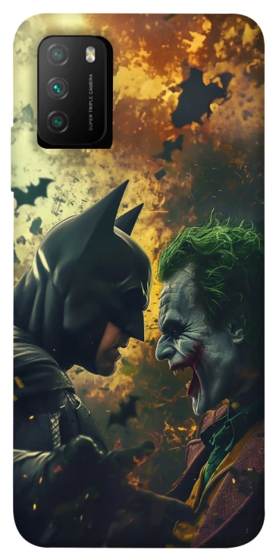 Чохол на Xiaomi Poco M3 Batman and the Joker фото 1 з 1