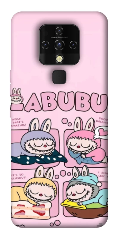 Чохол на TECNO Camon 16 SE Labubu Dreams Collage фото 1 з 1