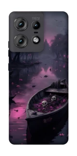 Чехол на Motorola Edge 50 Pro Boat and flamingo фото 1 из 1