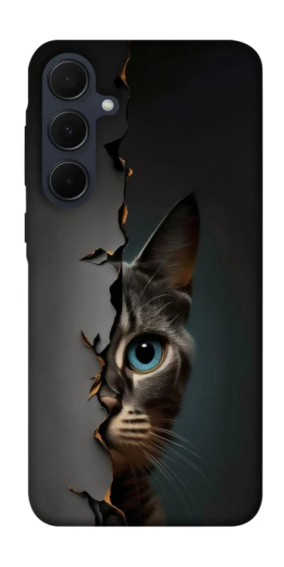 Чехол на Samsung Galaxy A35 Кот-подглядыватель v2 фото 1 из 1