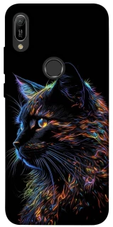 Чехол на Huawei Y6 (2019) Черный кот фото 1 из 1