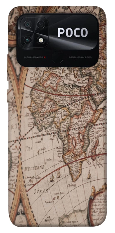 Чехол на Xiaomi Poco C40 Карта путешествий фото 1 из 1