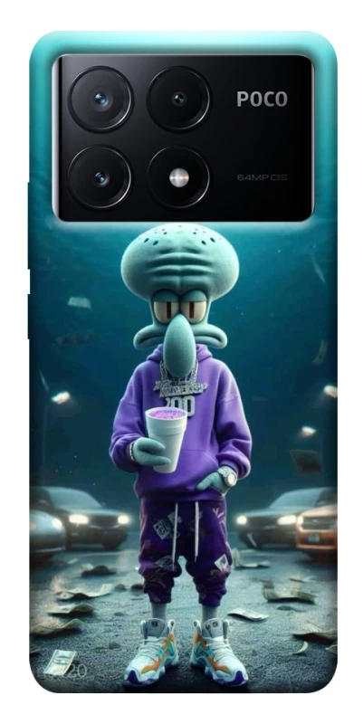 Чохол на Xiaomi Poco X6 Сквідвард фото 1 з 1