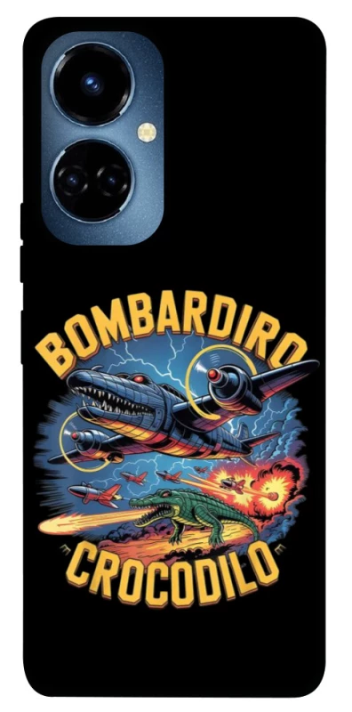 Чехол на TECNO Camon 19 Bombardino Crocodilo v2 фото 1 из 1