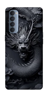 Чохол на Oppo Reno 4 Pro black dragon фото 1 з 1