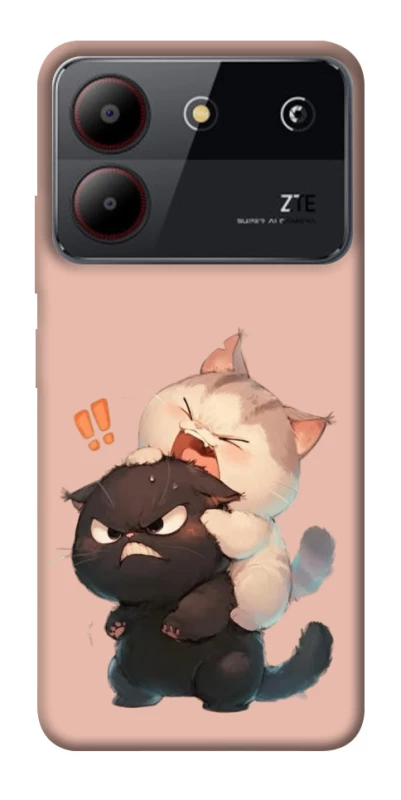 Чохол на ZTE Blade A54 4G Сat and cat фото 1 з 1