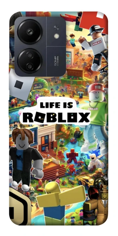 Чохол на Xiaomi Poco C65 Life is Roblox фото 1 з 1