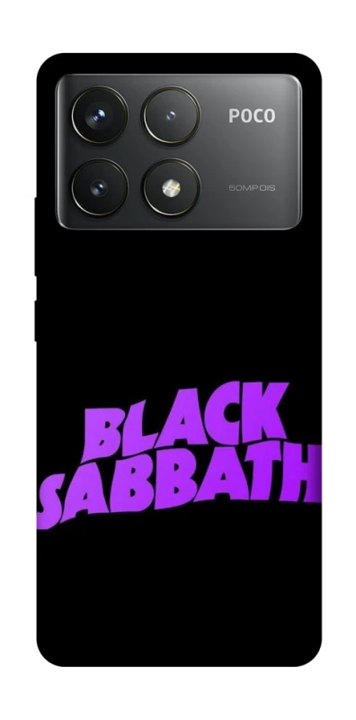 Чохол на Xiaomi Poco F6 Pro Black Sabbath logo ver.1 фото 1 з 1