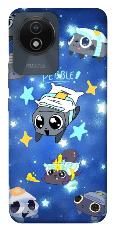 Чохол на Vivo Y02 Pebble kitten stars фото 1 з 1
