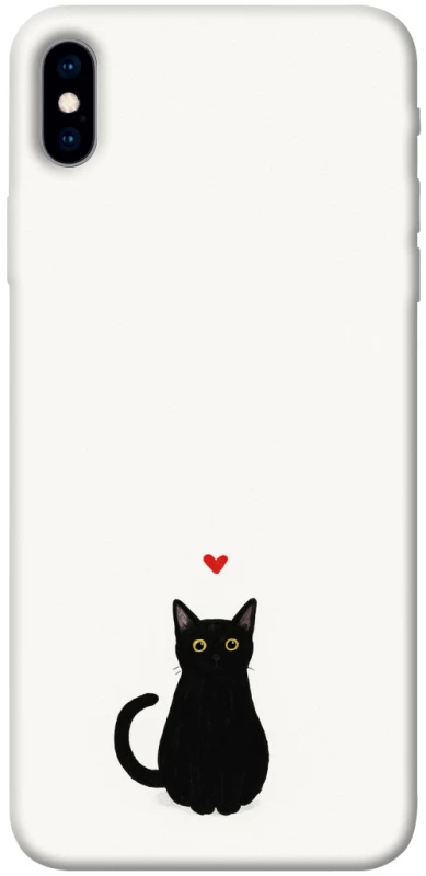 Чохол на Apple iPhone XS Max (6.5") cat in love фото 1 Чохол на Apple iPhone XS Max (6.5") cat in love фото 1 з 1