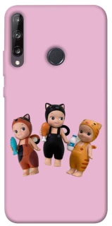 Чохол на Huawei P40 Lite E Cat Cafe Trio фото 1 з 1