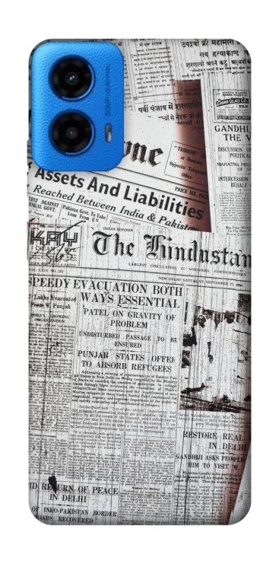 Чохол на Motorola Moto G45 Газети фото 1 з 1