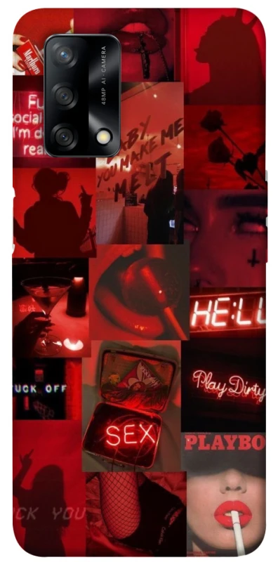 Чехол на Oppo A74 4G Love collage ver.3 фото 1 из 1