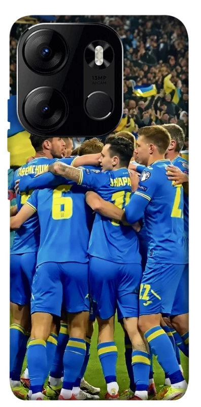Чехол на Tecno Spark Go 2023 Сборная Украины v3 фото 1 из 1