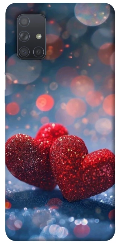 Чохол на Samsung Galaxy A71 Red hearts фото 1 з 1