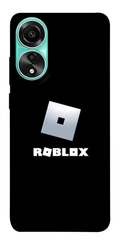 Чохол на Oppo A78 4G Roblox logo black фото 1 з 1