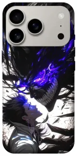 Чехол на Apple iPhone 18 Pro Black soul anime фото 1 из 2