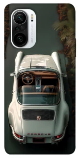 Чехол на Xiaomi Redmi K40 / K40 Pro / K40 Pro+ / Poco F3 White porsche фото 1 из 1