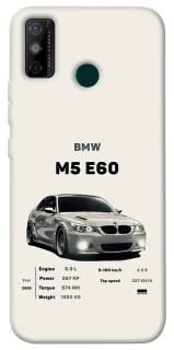 Чохол на TECNO Spark 6 Go BMW M5 E60 фото 1 з 1
