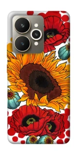 Чохол на Realme 15 Соняшники та маки фото 1 з 1
