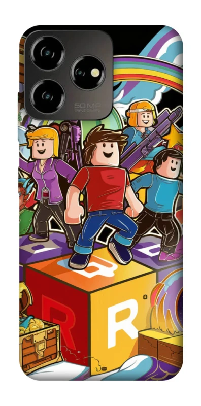 Чохол на ZTE Blade V50 Design 4G Roblox family фото 1 з 1