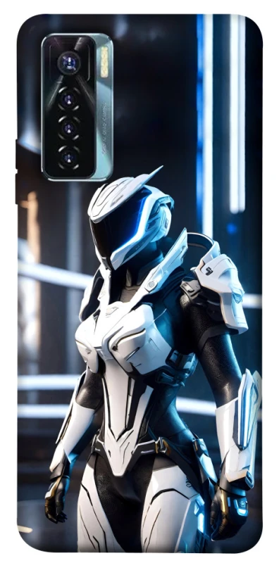 Чехол на TECNO Camon 17 Pro Cyber space girl ver.6 фото 1 из 1