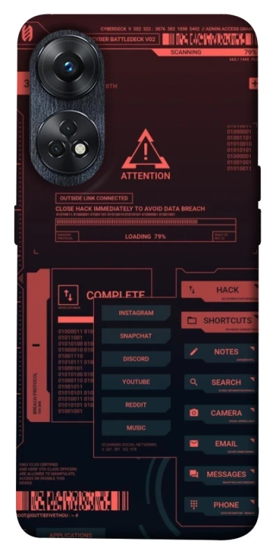 Чохол на Oppo Reno 8T 4G Attention фото 1 з 1