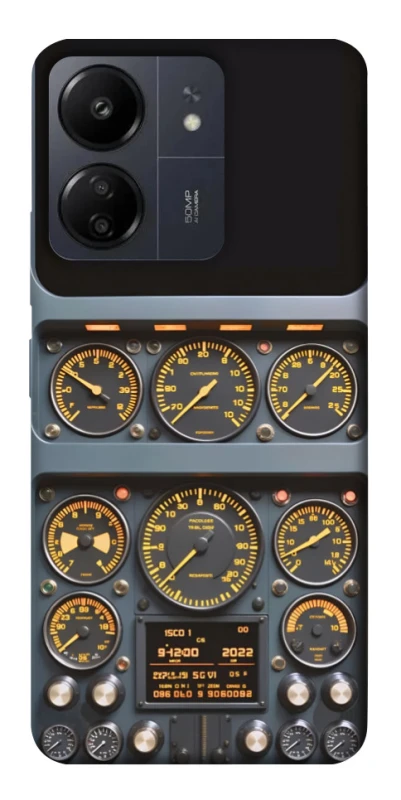 Чохол на Xiaomi Redmi 13C Airplane instrument panel фото 1 з 1
