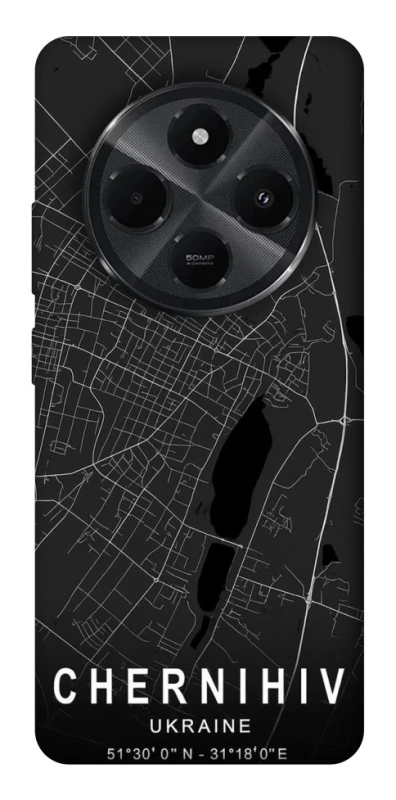 Чохол на Xiaomi Poco C75 Chernihiv map фото 1 з 1