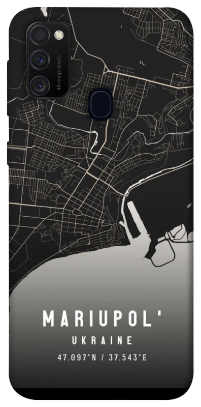Чехол на Samsung Galaxy M21 Mariupol map фото 1 из 1