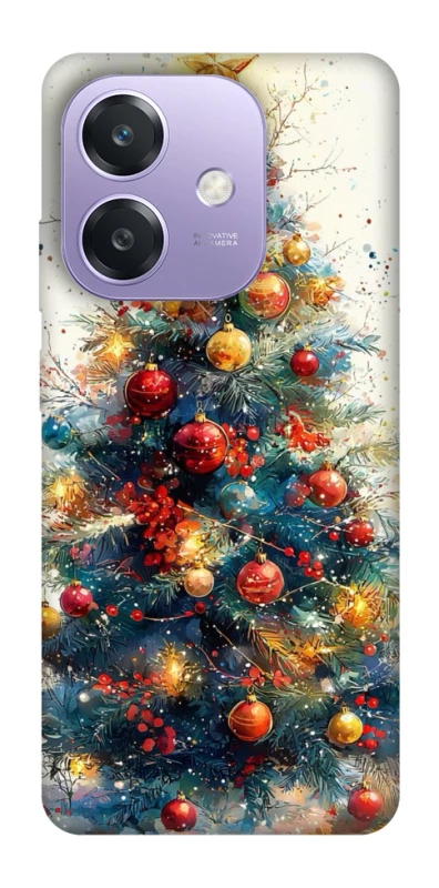 Чехол на Oppo A3 4G Новогодний v36 фото 1 из 1