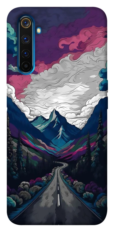 Чохол на Realme 6 Pro Намальовані гори фото 1 з 1
