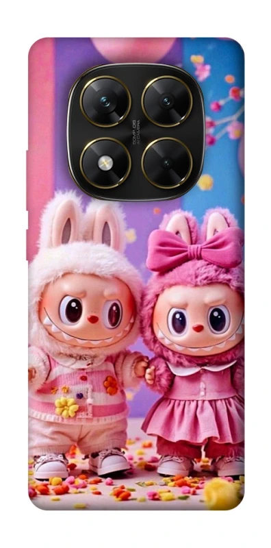 Чохол на Xiaomi Poco X7 Labubu twins ver.2 фото 1 з 1