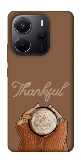 Чохол на Xiaomi Redmi Note 14 5G Thankful coffee фото 1 з 1