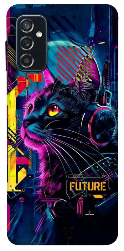 Чохол на Samsung Galaxy M52 Cyber Cat v2 фото 1 з 1