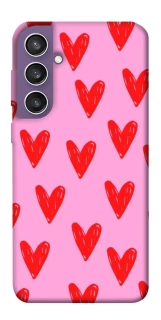 Чехол на Samsung Galaxy S23 FE Red hearts 2 фото 1 из 1