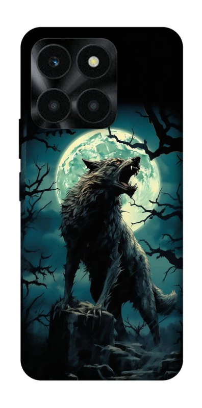 Чохол на Huawei Honor X6a Вовк під місяцем фото 1 з 1
