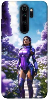 Чехол на Xiaomi Redmi Note 8 Pro Cyber space girl ver.4 фото 1 из 1